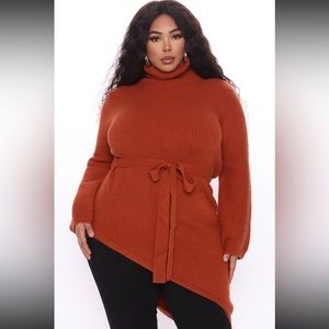 Wrap Star Asymmetrical Sweater